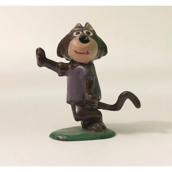Vtg Marx Tinykins Hanna Barbera Fancy Fancy Top Cat Mini Figure Hand Painted - Picture 5 of 14